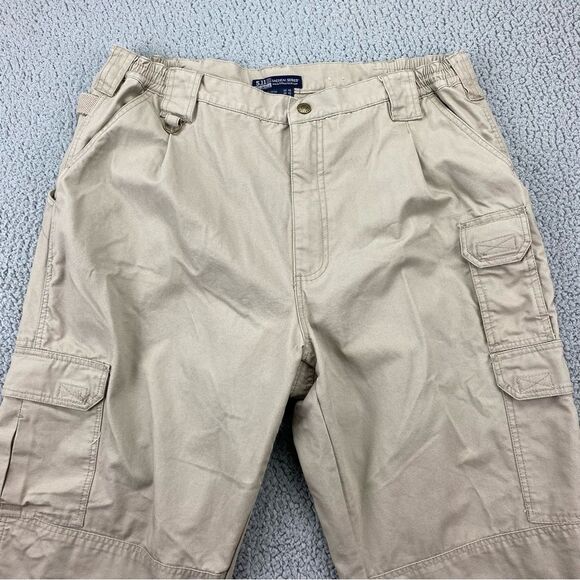 5.11 Tactical Men's 100% Cotton Canvas Regular Fit Pants  |  Size:  40 - Picture 3 of 14